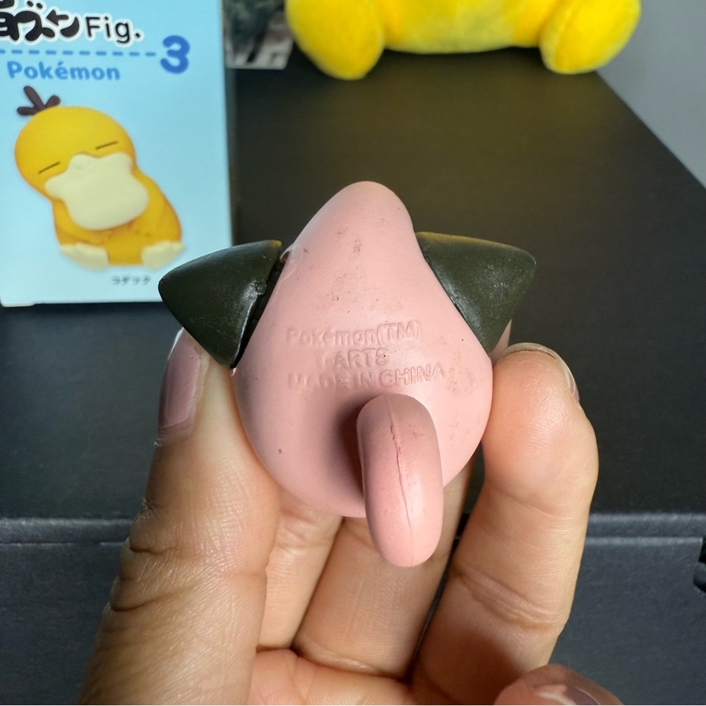 Pokemon Clefairy Pink and Black Figurine - Picture 3 of 6